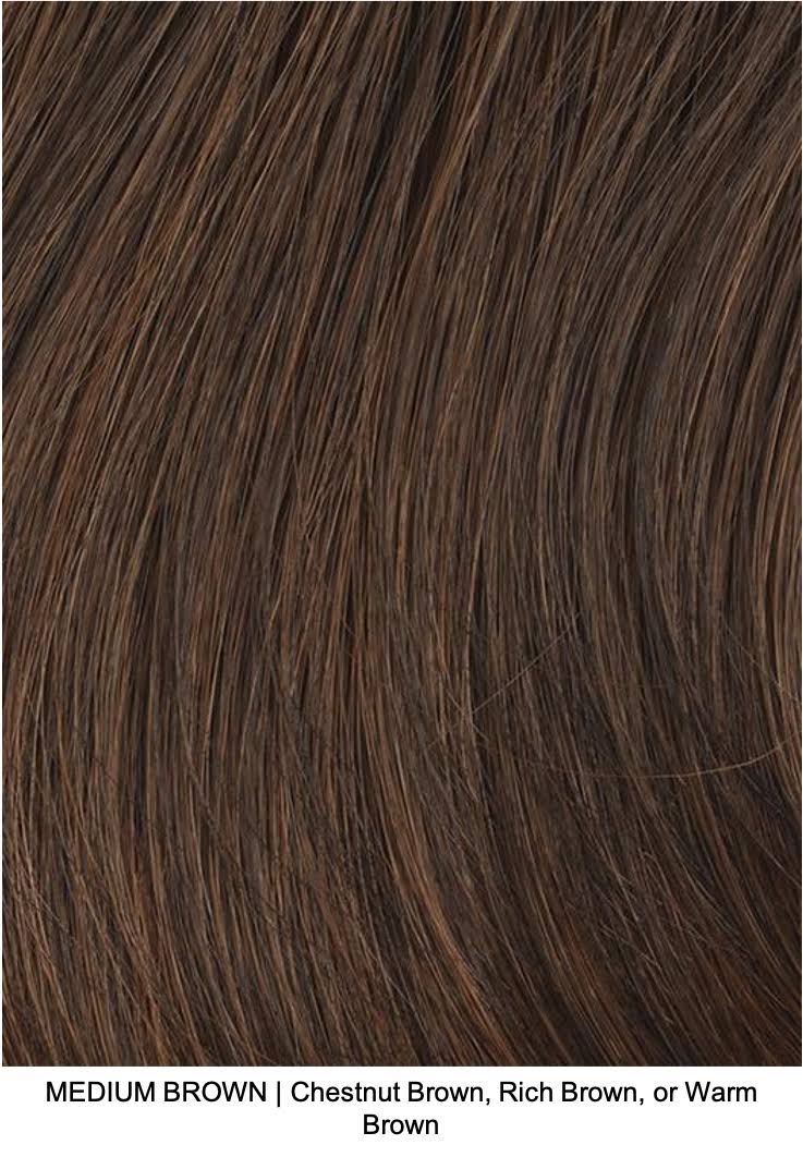 Medium Brown Styled Wig O650066