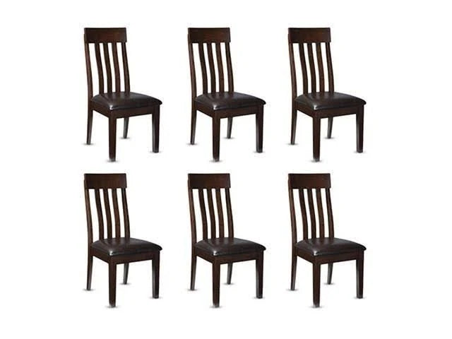 Dark Brown Dining Uph Side Chair Set of 2 R3009
