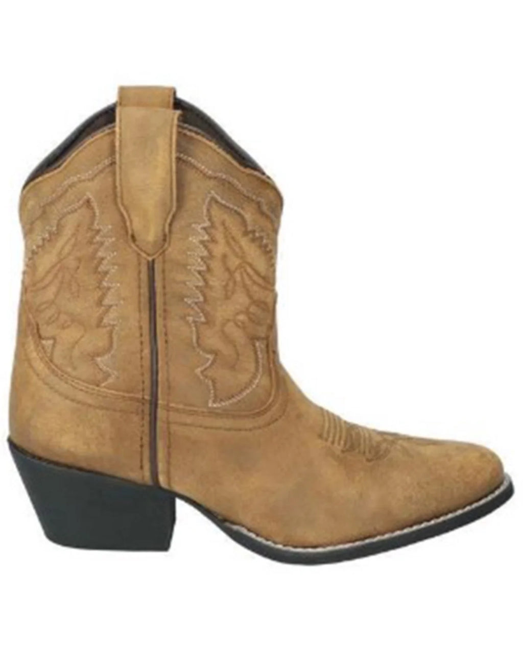 Brown Distressed Western Boot D6821