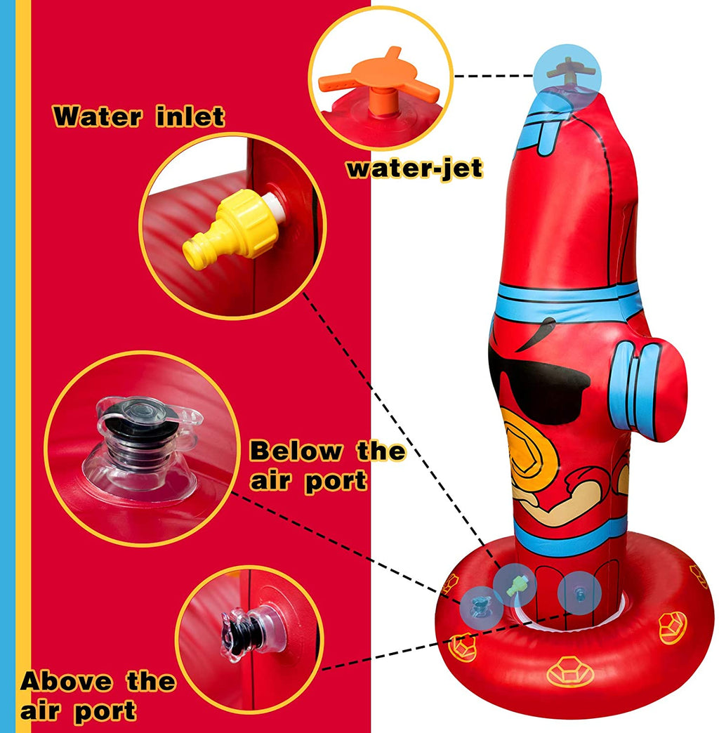 50" Inflatable Sprinkler with Eco-Friendly PVC Material J520