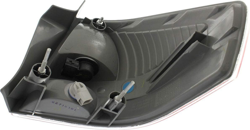 Tail Light Assembly Compatible with 2009-2011 Ford Focus Sedan Chrome Insert Driver Side Pack of 2 A46341