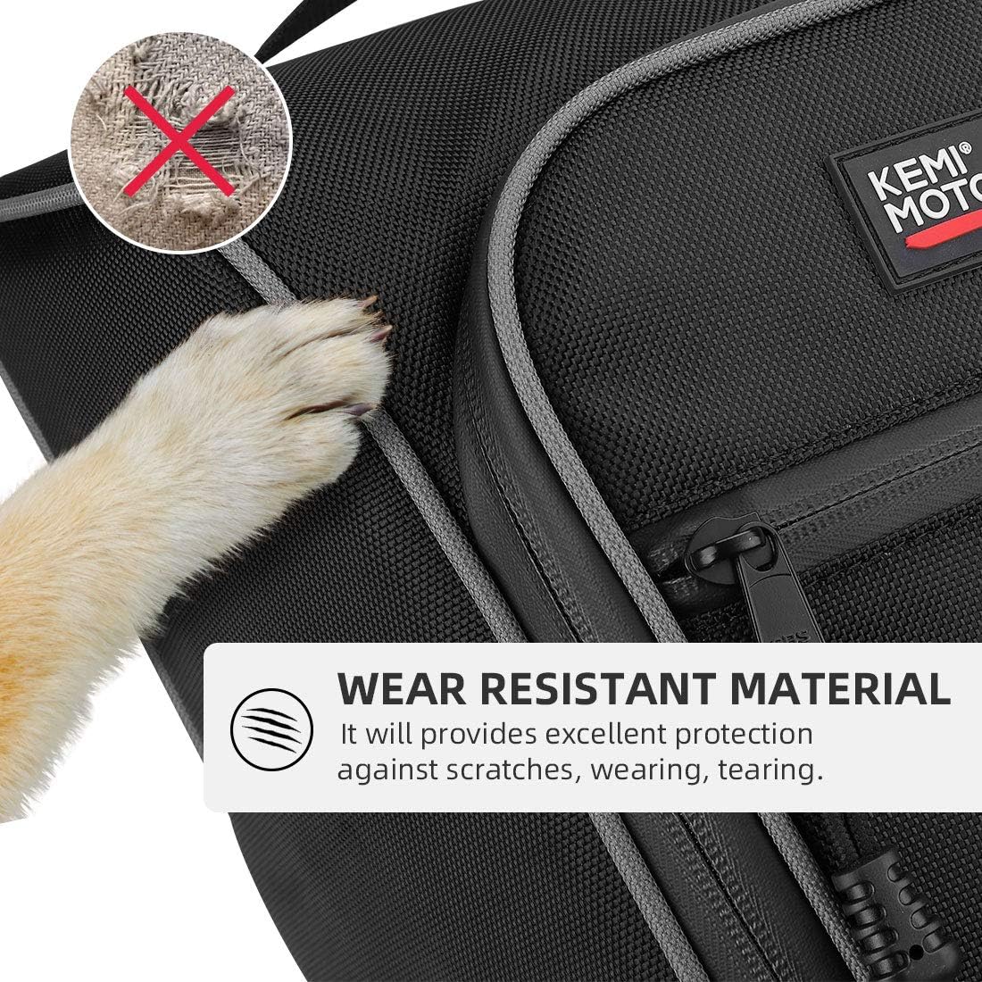 Storage Bag with PVC Wear Resistant Zippers Q337