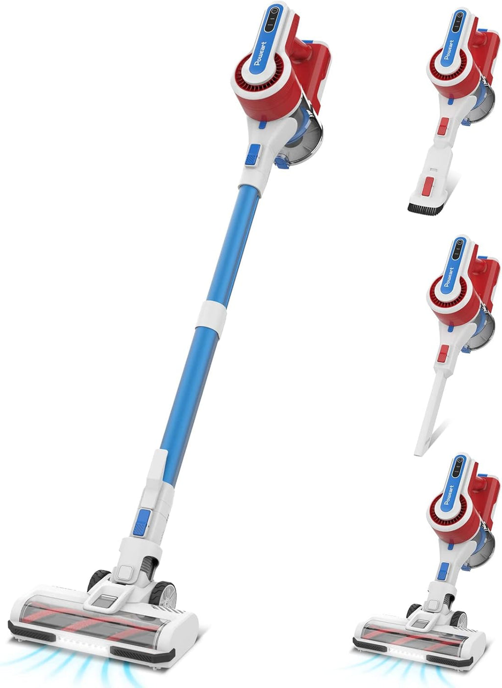 Blue 26Kpa Cordless Stick Vacuum Cleaner V557