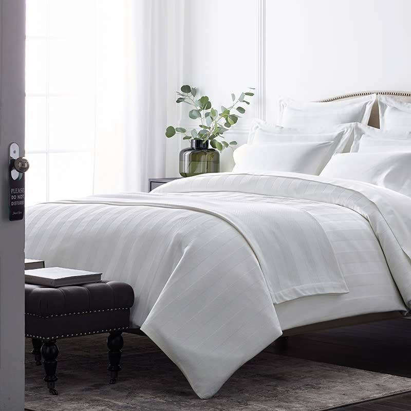 King White Supima Cotton Duvet Cover C9462