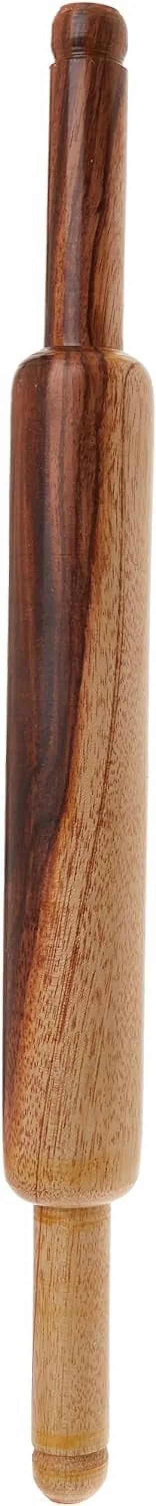 Manual Wooden Roti Chapati Tortilla Presser Maker With Rolling Pin, 10-Inch A255683