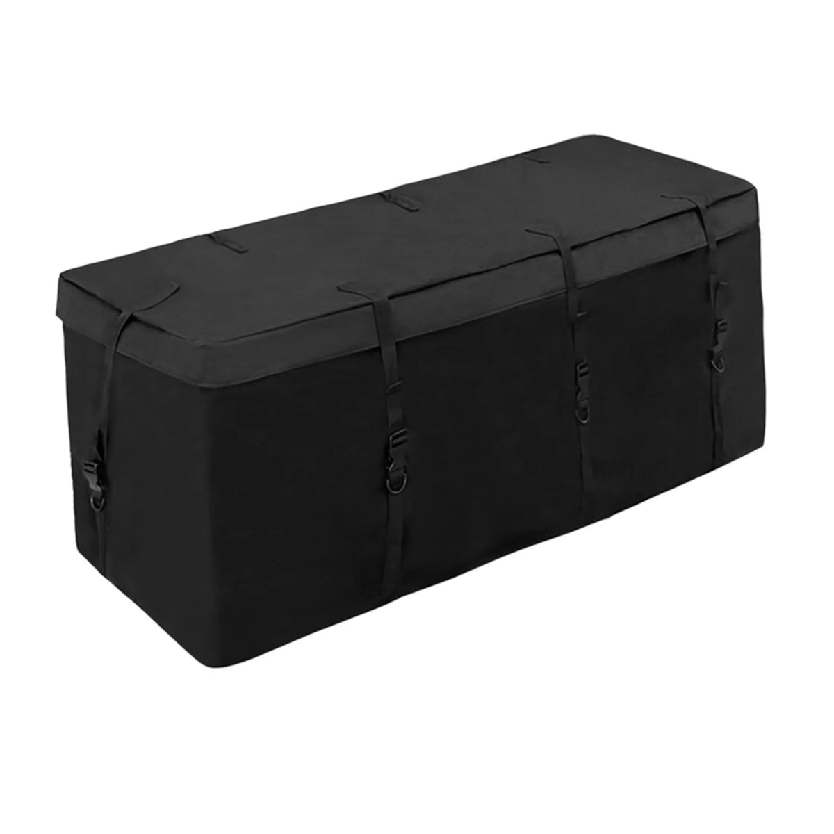 Waterproof Black Cargo Traveling Bag with Reinforced Straps and Zipper F405