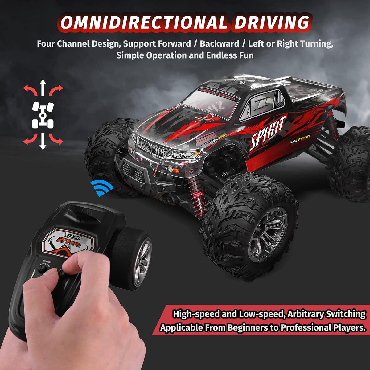 1:16 Scale 4WD Remote Control Monster Truck M3226