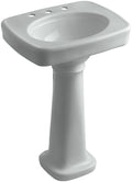 Ice Grey Pedestal Bathroom Sink M61304