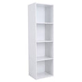 White 4 Shelf Wooden Bookcase U15466