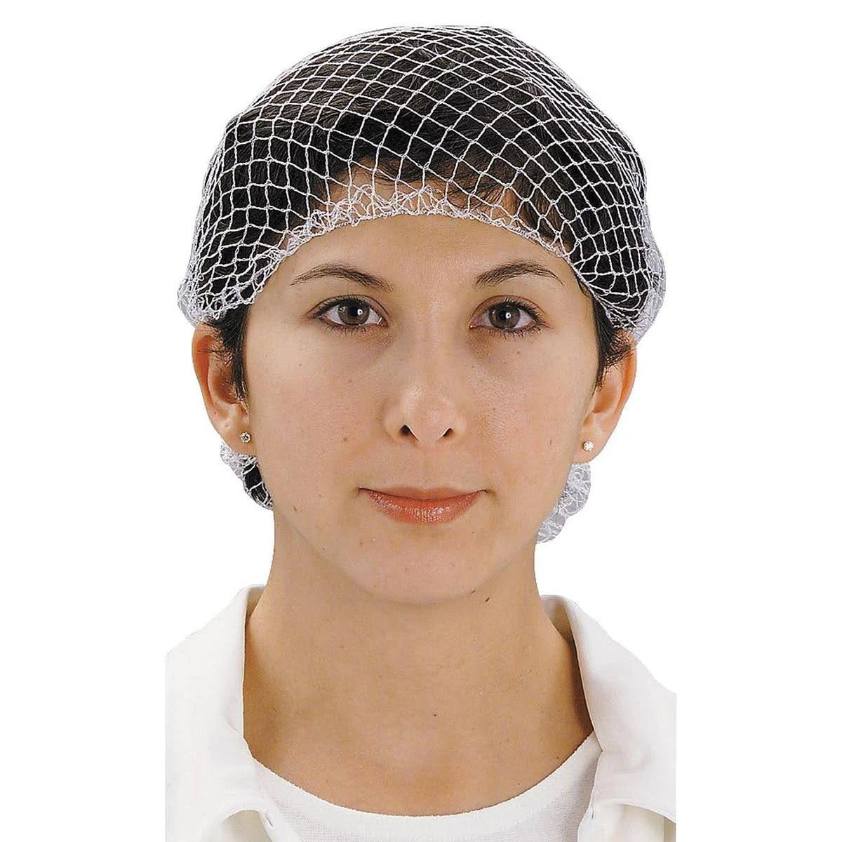 White Universal Hairnet PK144 D13951