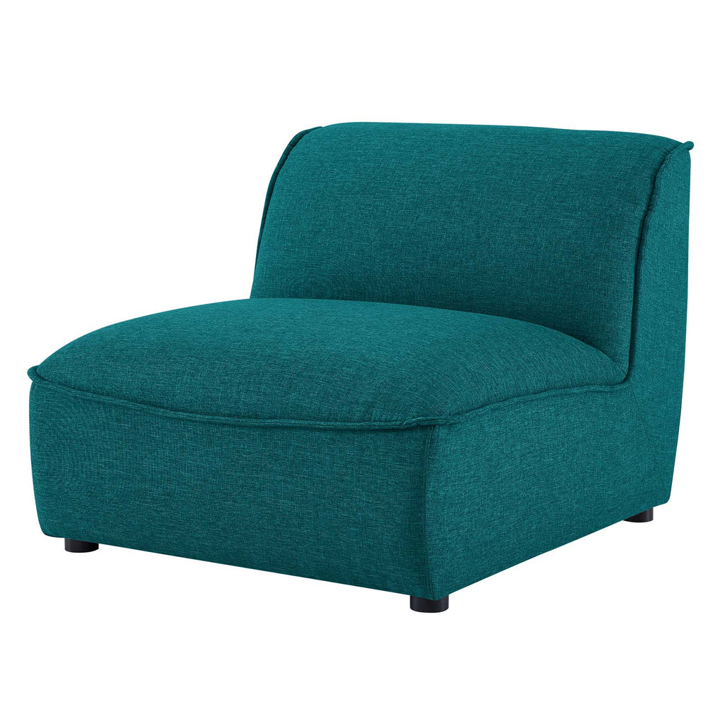 Teal Blue Fabric Sofa Chair F625