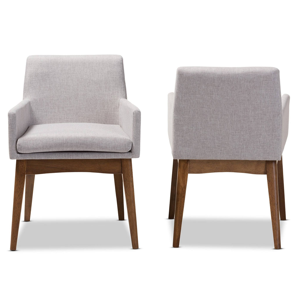 Grey/Beige Dining Armchair, Set of 2 O4949