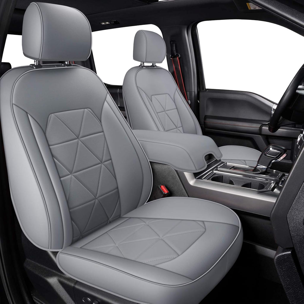 2 Pc Black Front Seat Covers O38957