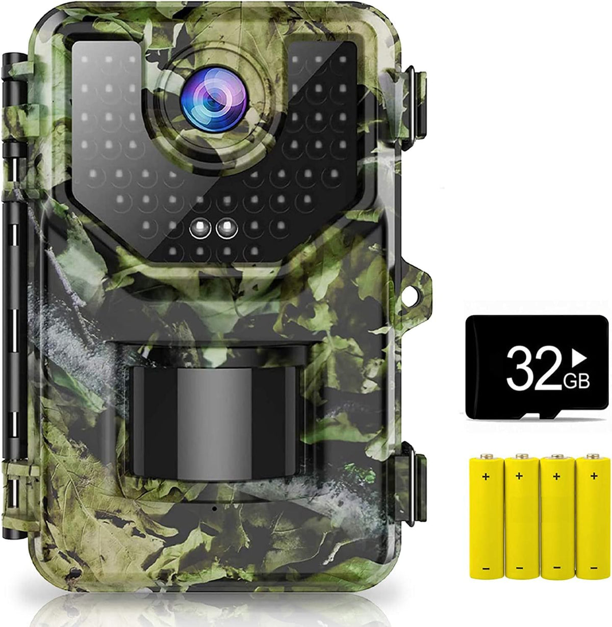 20MP Trail Camera with 120° Wide-Angle Motion Sensor and IP66 Waterproof U986011
