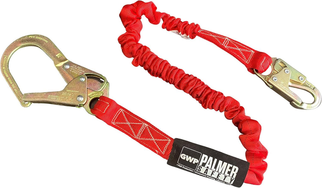 Full Body Safety Harness with 6' Safety Lanyard, Pack of 2 J37716