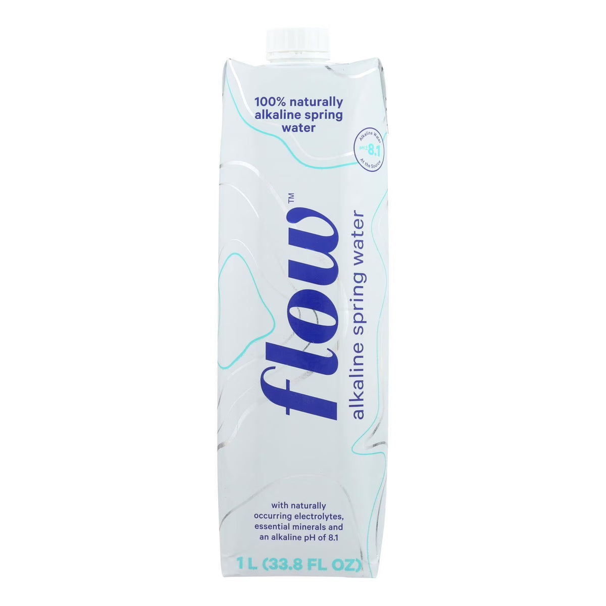 Alkaline Spring Water, 33.8 Fl oz Pack Of 12 N868275