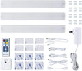 Wired LED Under Cabinet Light Kit with Remote Control 3 Bars T19296
