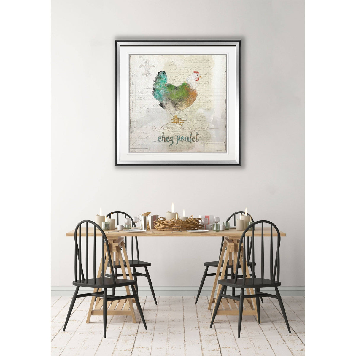 Framed Giclee Print 32 x 32 U752