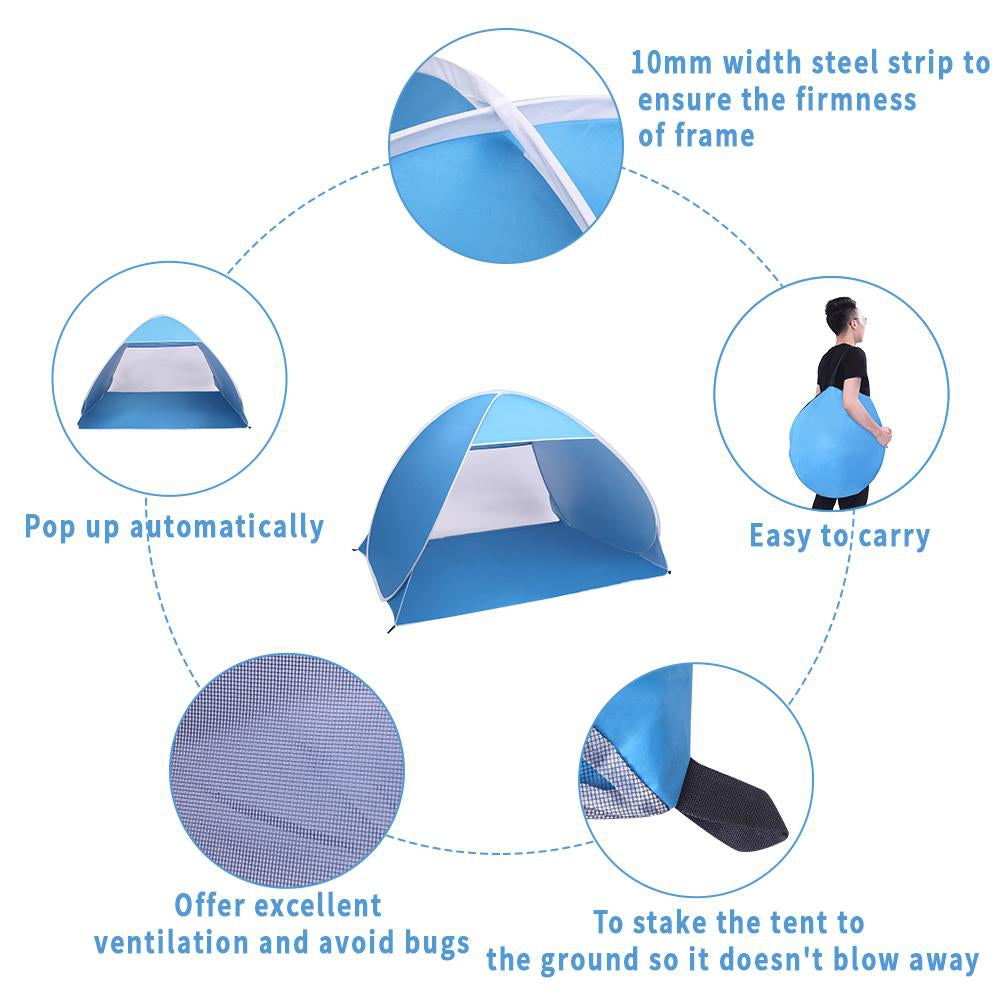 Pop Up Beach Tent with Carry Bag M301