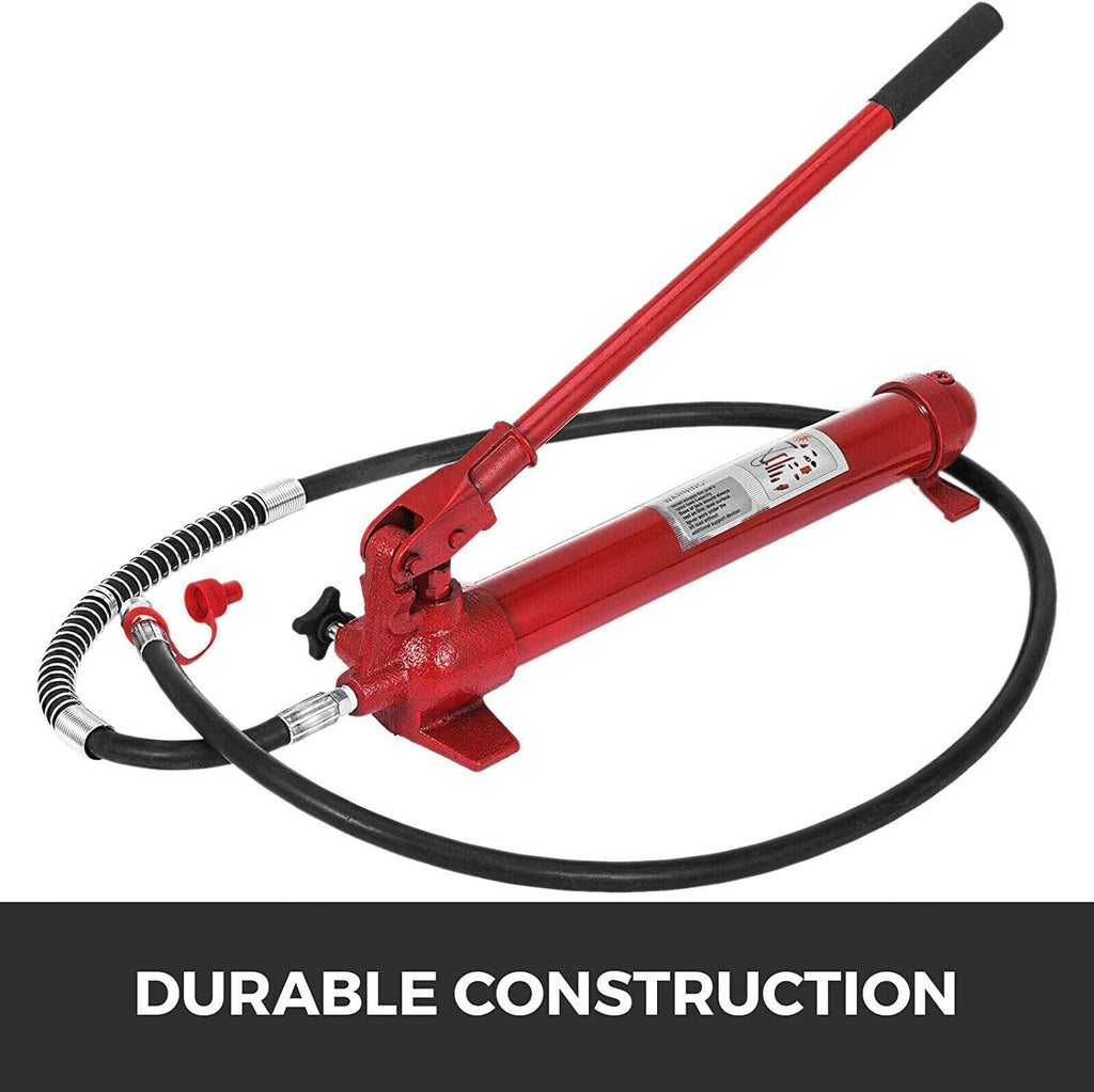 10 Ton Porta Power Kit with 78.7 inch Oil Hose Hydraulic Jack B95389