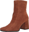 Frontier Brown Leather Block Heel Boots K8555