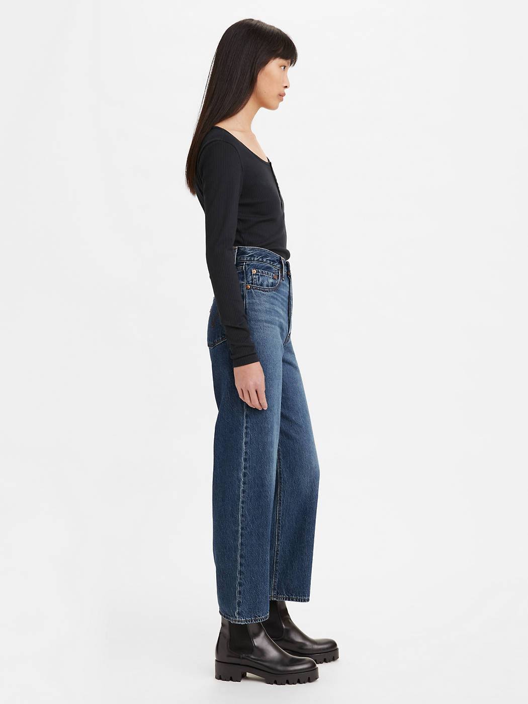 Ribcage Straight Ankle Jeans E427437