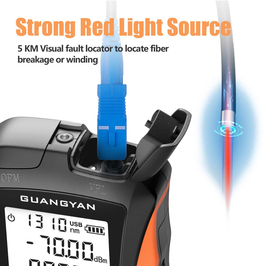 Optical Power Meter with Visual Fault Locator and Cable Tester Function O950