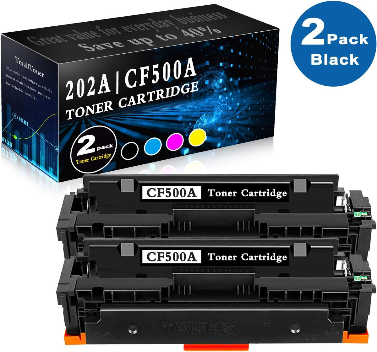 CF500A Toner Cartridge 2 Pack Black B661993