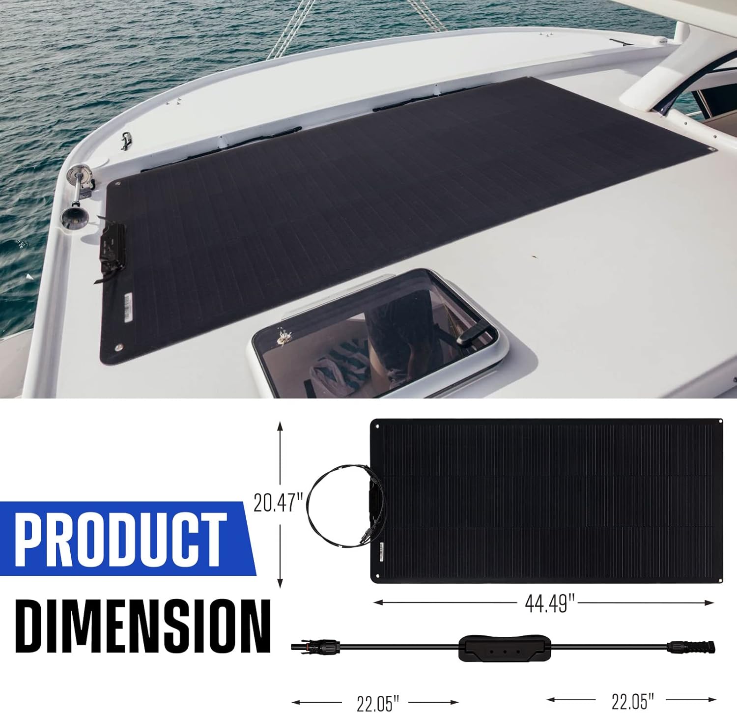 Flexible 100W 12V Monocrystalline Solar Panel D44885