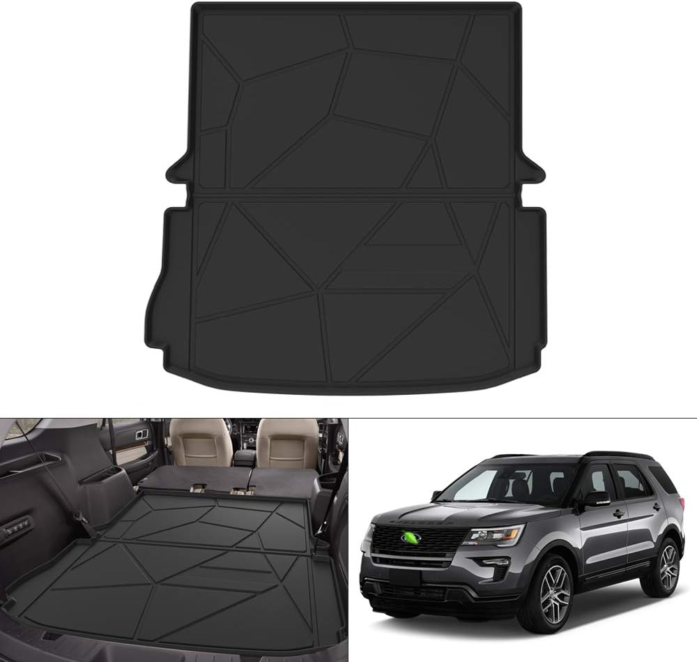 Black TPO Non-Slip Cargo Mat Pack of 2 N946449