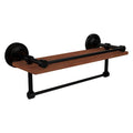 16-Inch Shelf With Gallery Rail and Towel Bar O94614