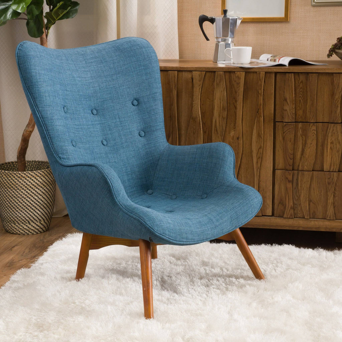 Yellow Contour Lounge Chair C538382