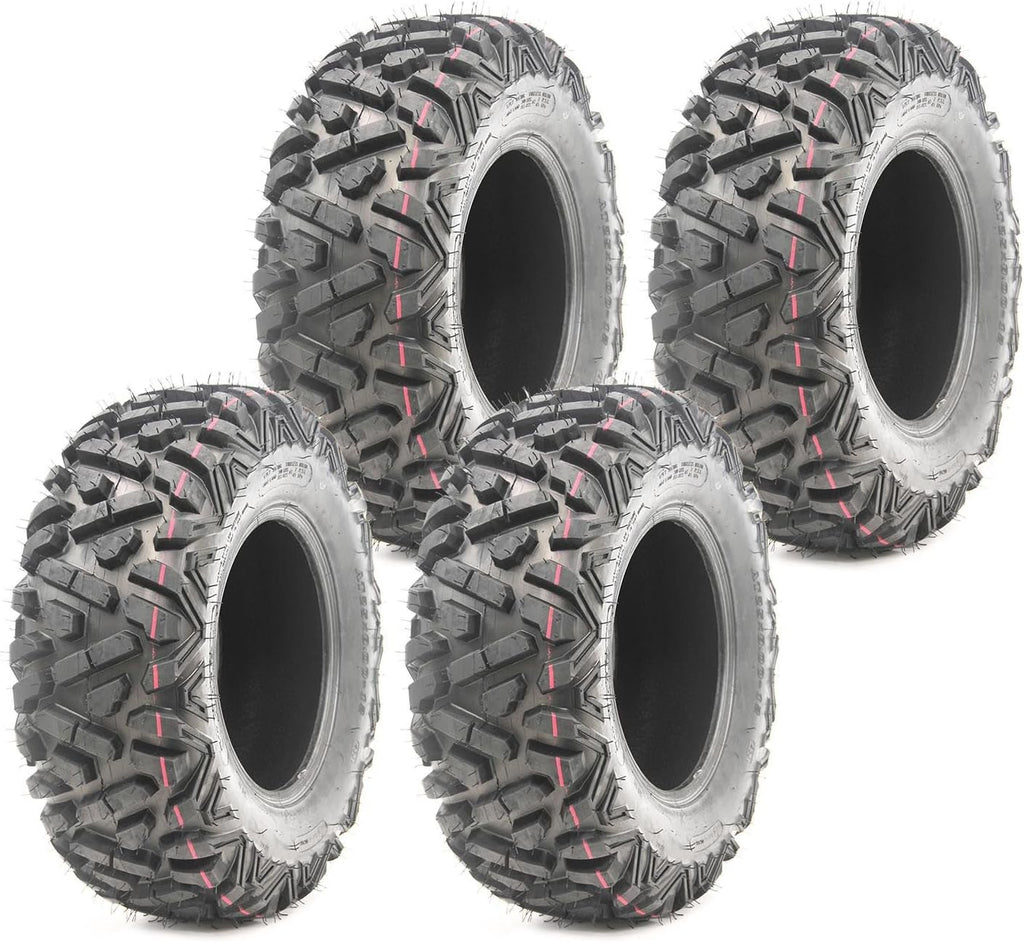 Set 4 ATV Tires 24x8-12 & 25x11-10 6PR N957945