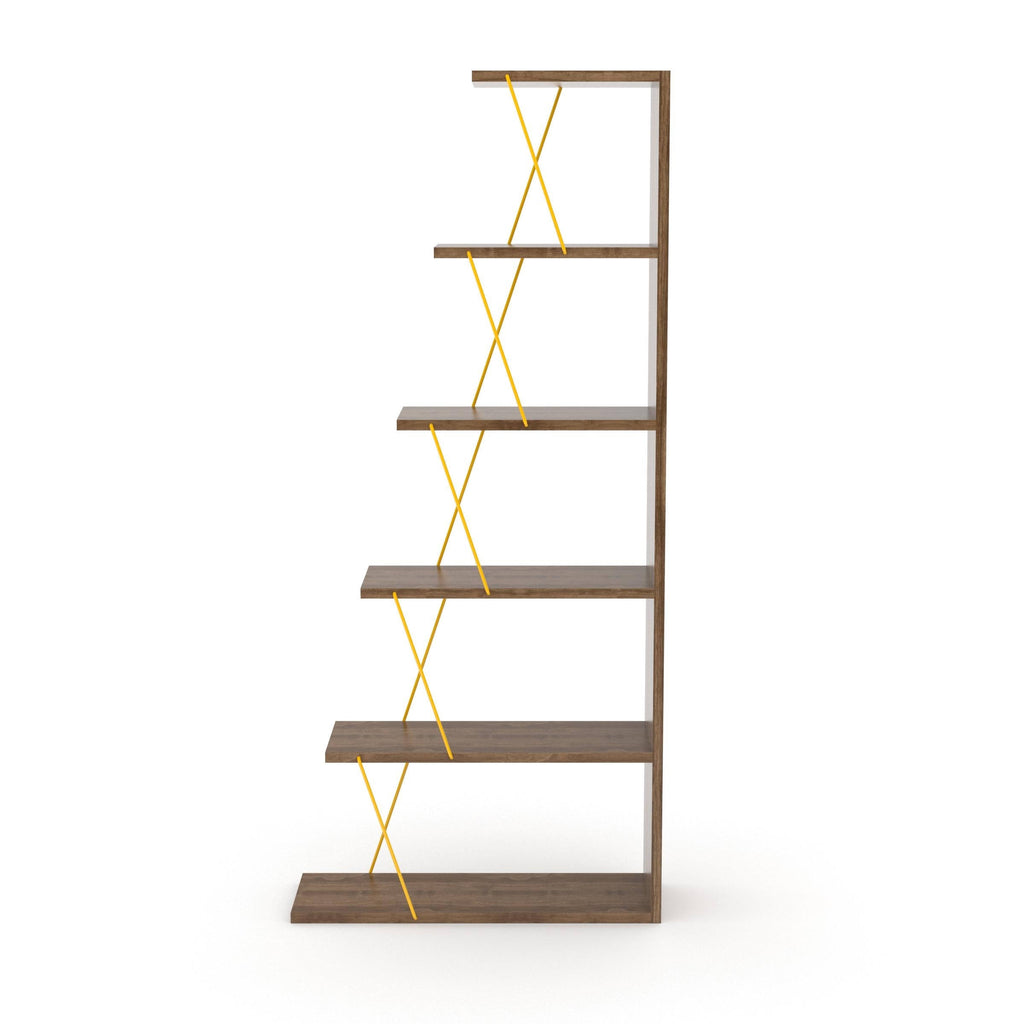 White-Pink Bookcase N151