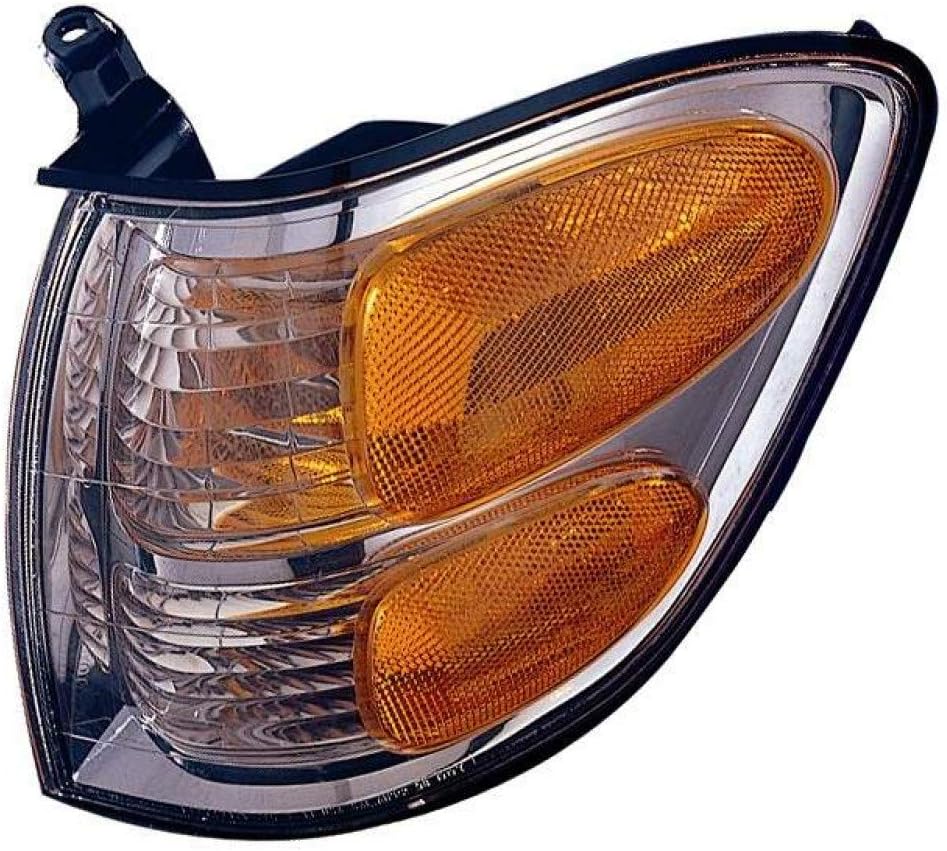 Passenger Side Signal Light Assembly for Toyota Sequoia 2001 2002 2003 2004 Pack of 2 D3824