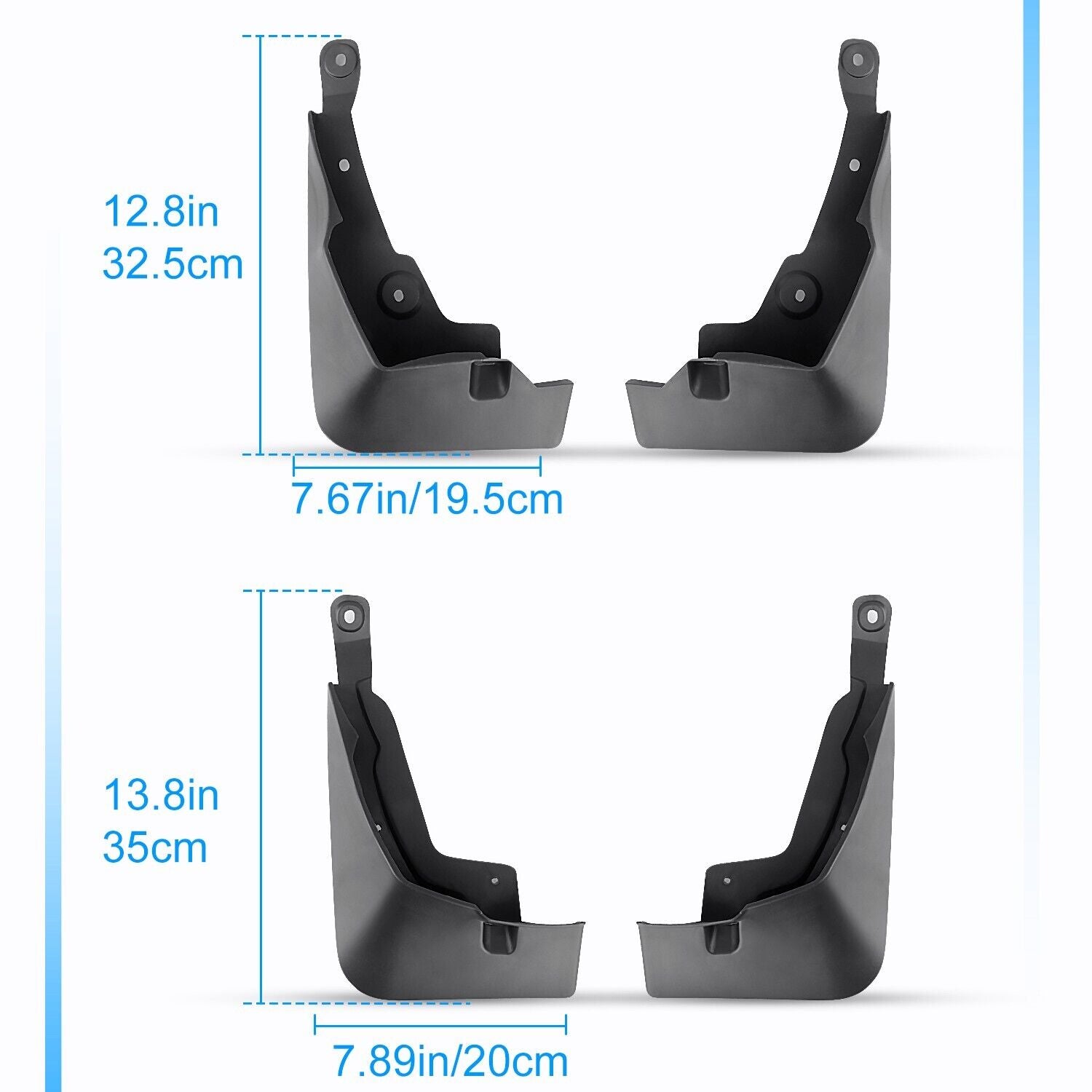4PCS Mud Flaps Splash Guards Front & Rear Fender M146665