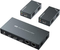 HDMI Extender Splitter 1x2 1080P@60Hz Over Cat 5E/6/7 Ethernet Cable 50m (165ft) 2 HDMI loopout EDID Copy POC Function (1 in 2 Out) W4341