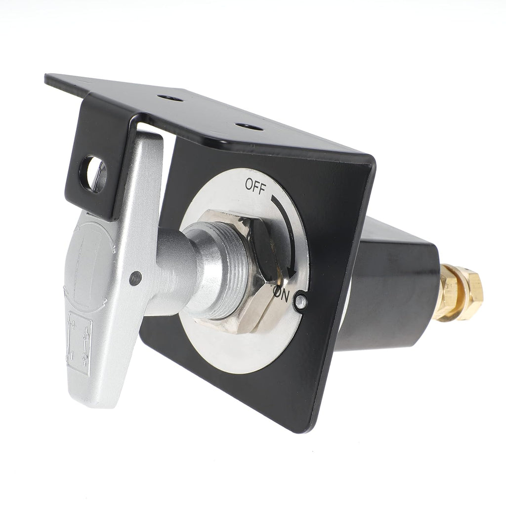Battery Disconnect Switch with Lock-Out Plate, 12V Battery Kill Switch Fixed Handle Isolator R4397