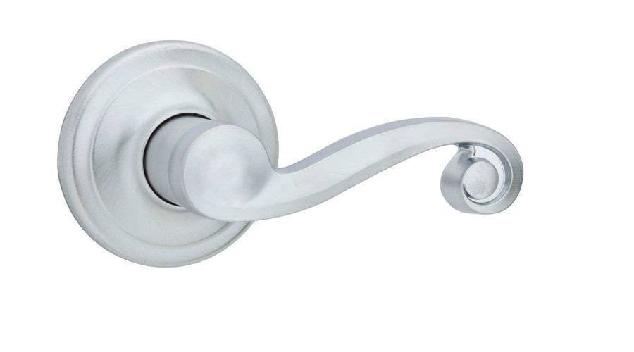 Satin Chrome Left Hand Interior Double Cylinder Handleset Trim J793206