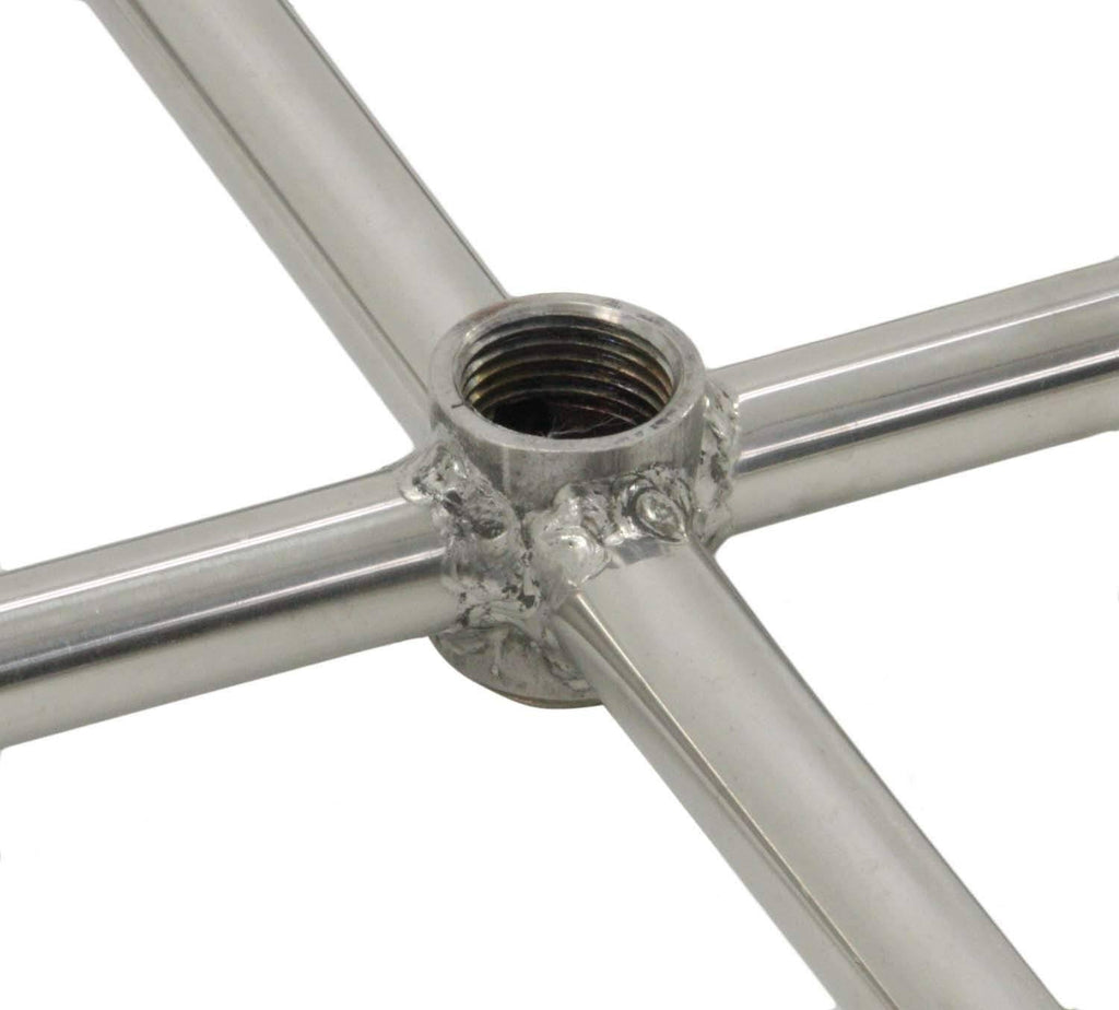 Propane Gas Fire Pit Burner Ring Kit with Flat Pan X98894