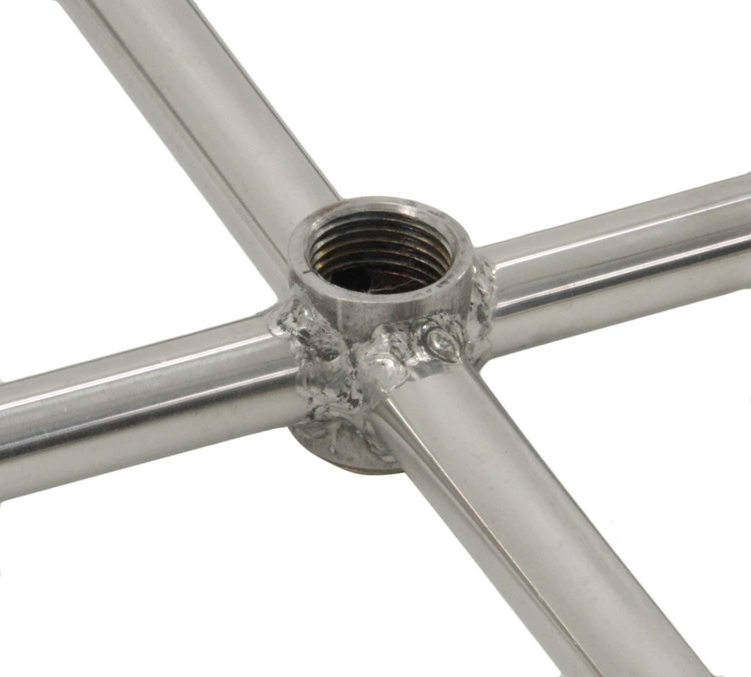 Propane Gas Fire Pit Burner Ring Kit with Flat Pan X98894