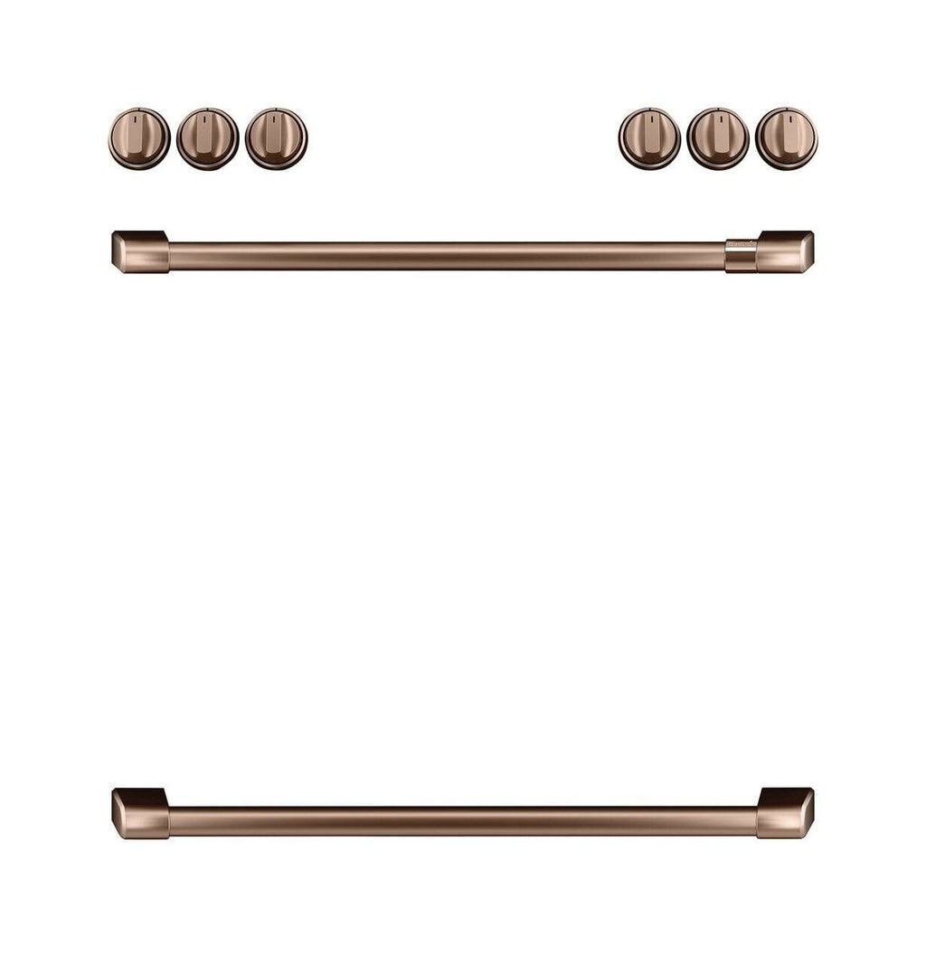 Brushed Copper Gas Knobs and Handle Kit L8222