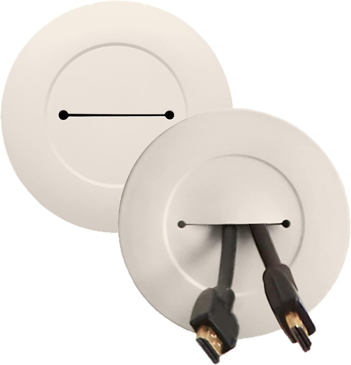 White Recessed In Wall Cord Management Kit, Pack of 2 H2488