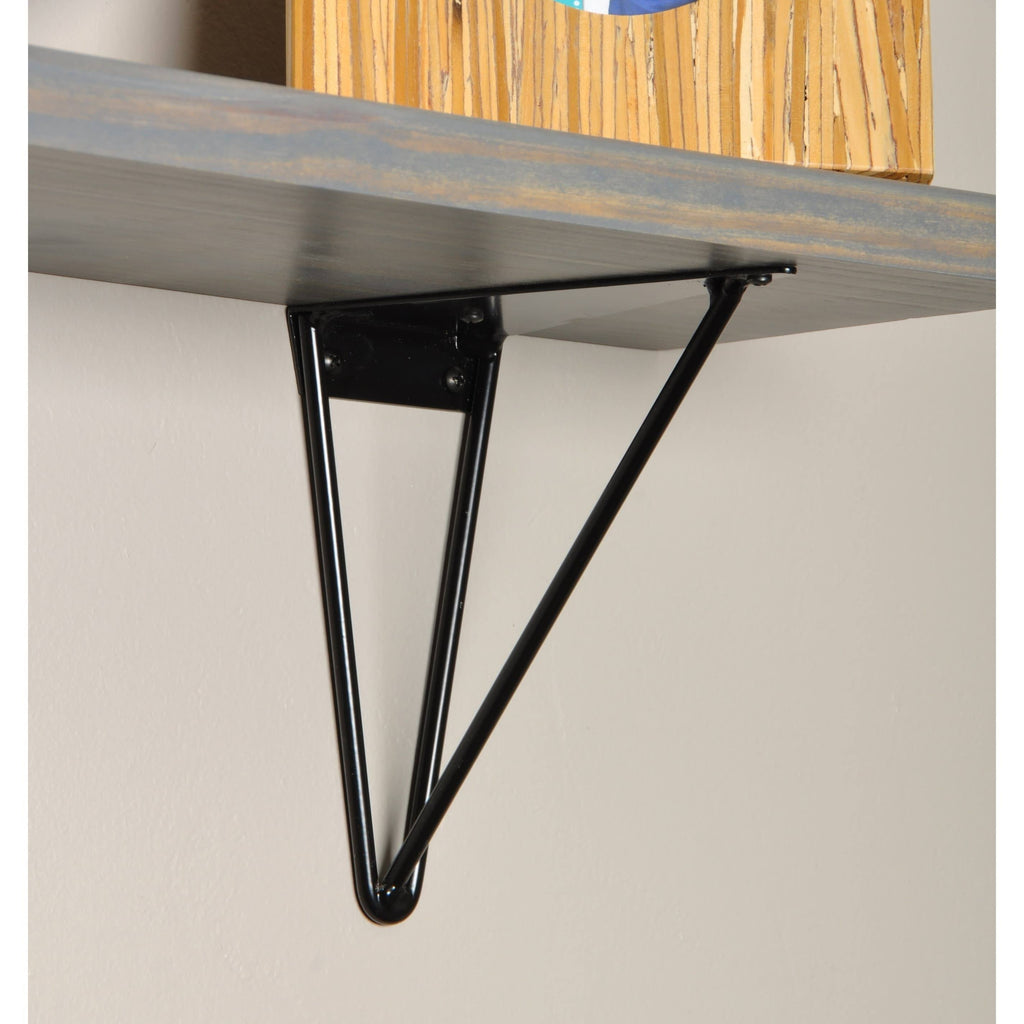 Wall Mount Shelf Triangle Hardware - 34 x 7.25 A6504