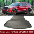 Black TPV Rear Trunk Cargo Mat, Pack of 2 C115