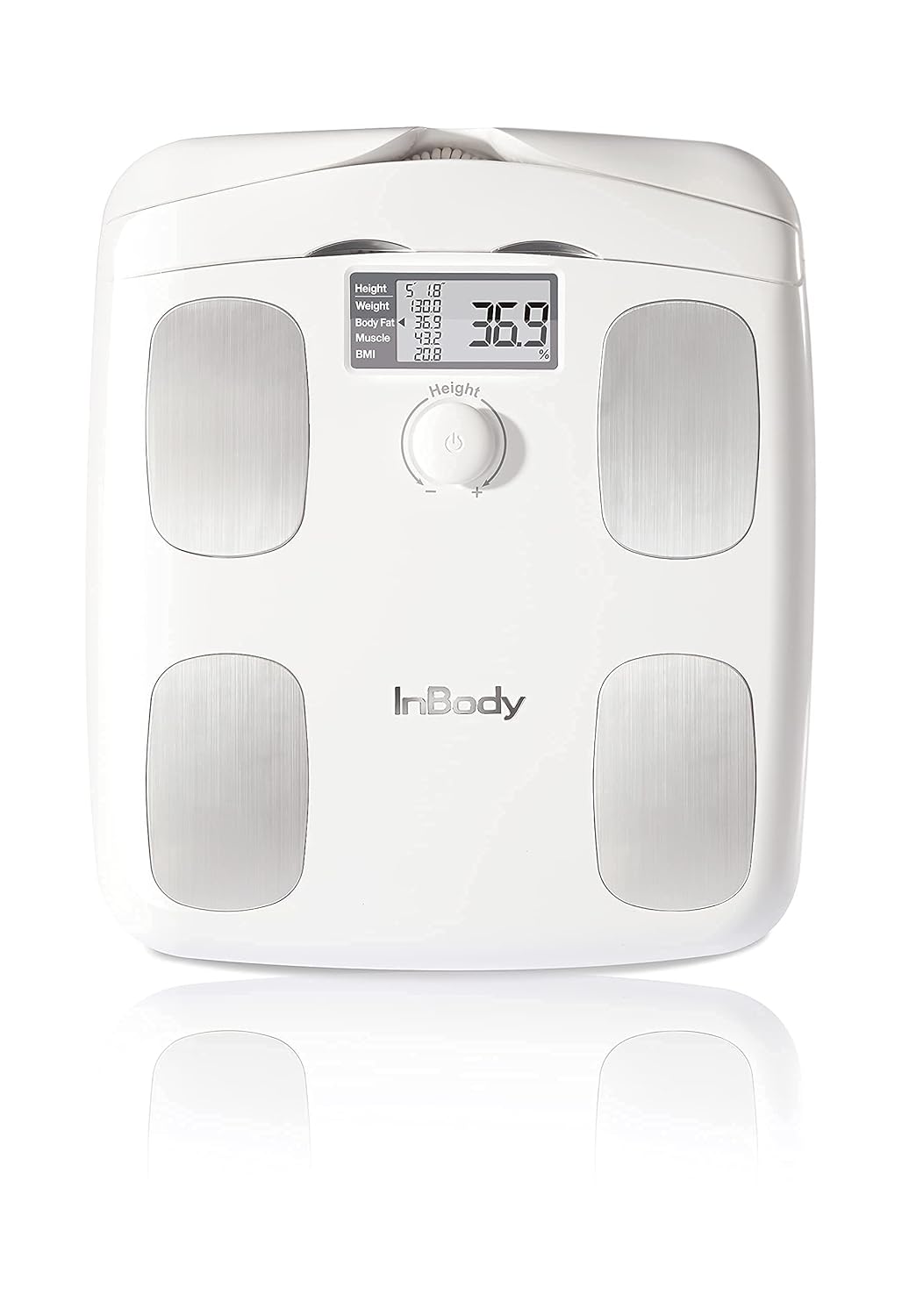 Soft White Full Body Composition Analyzer Scale N324965