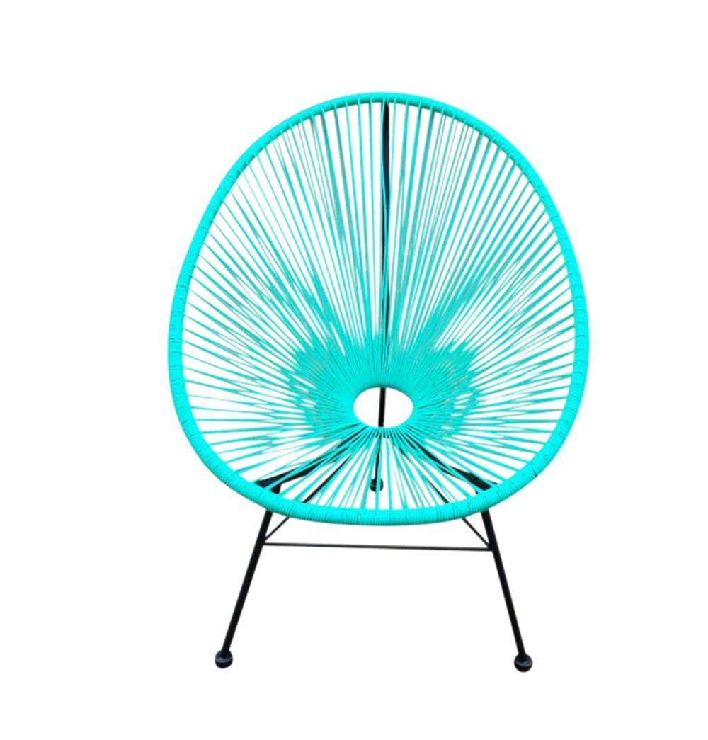 Pink Plastic Rattan Indoor/Outdoor Chair Z363