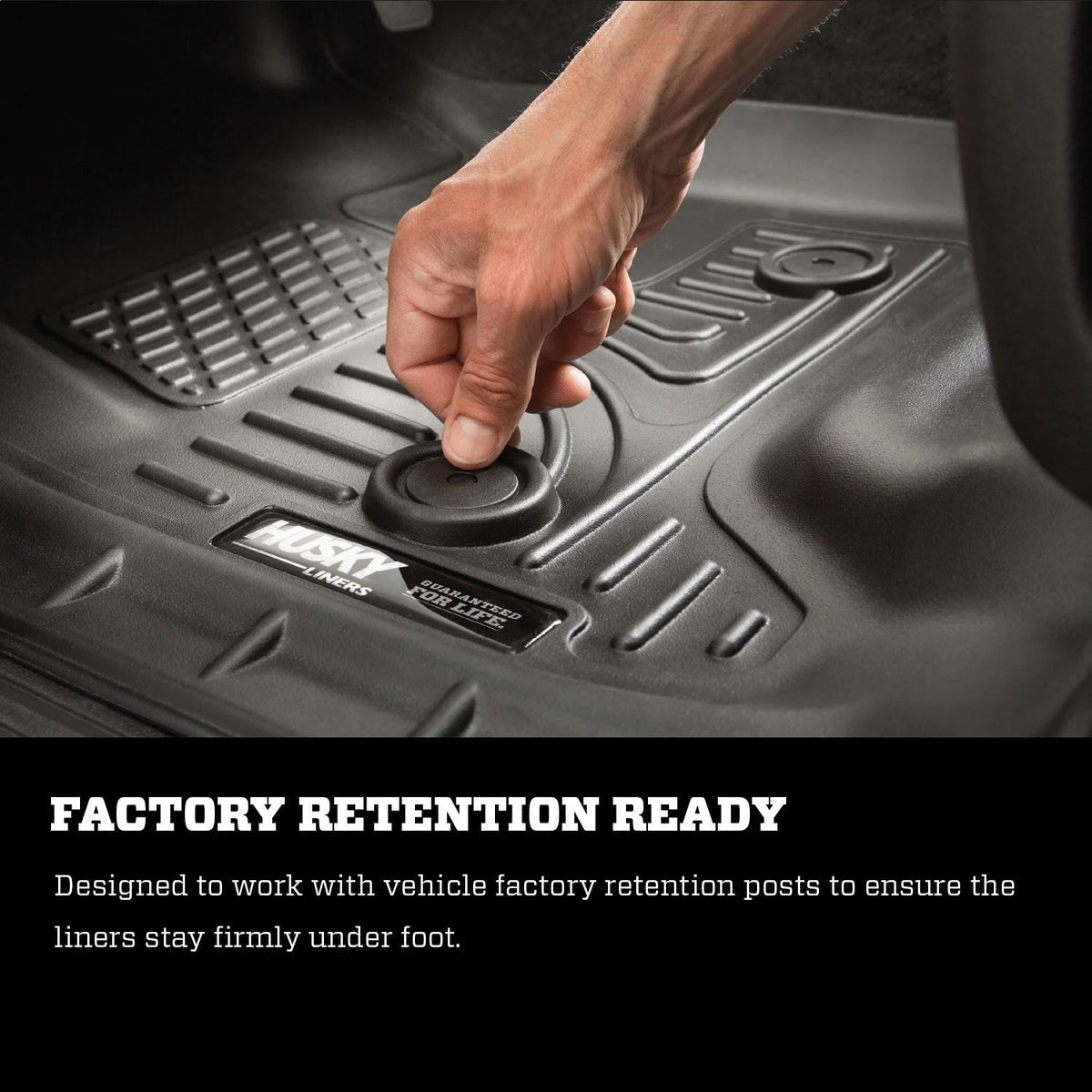Black TPO Car Floor Liners for Ford Fusion Z8736