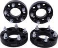 Black Forged 5x5 to 5x4.75 Wheel Adapters 1.5 Inch with 12x1.5 Studs Pack of 4 K131