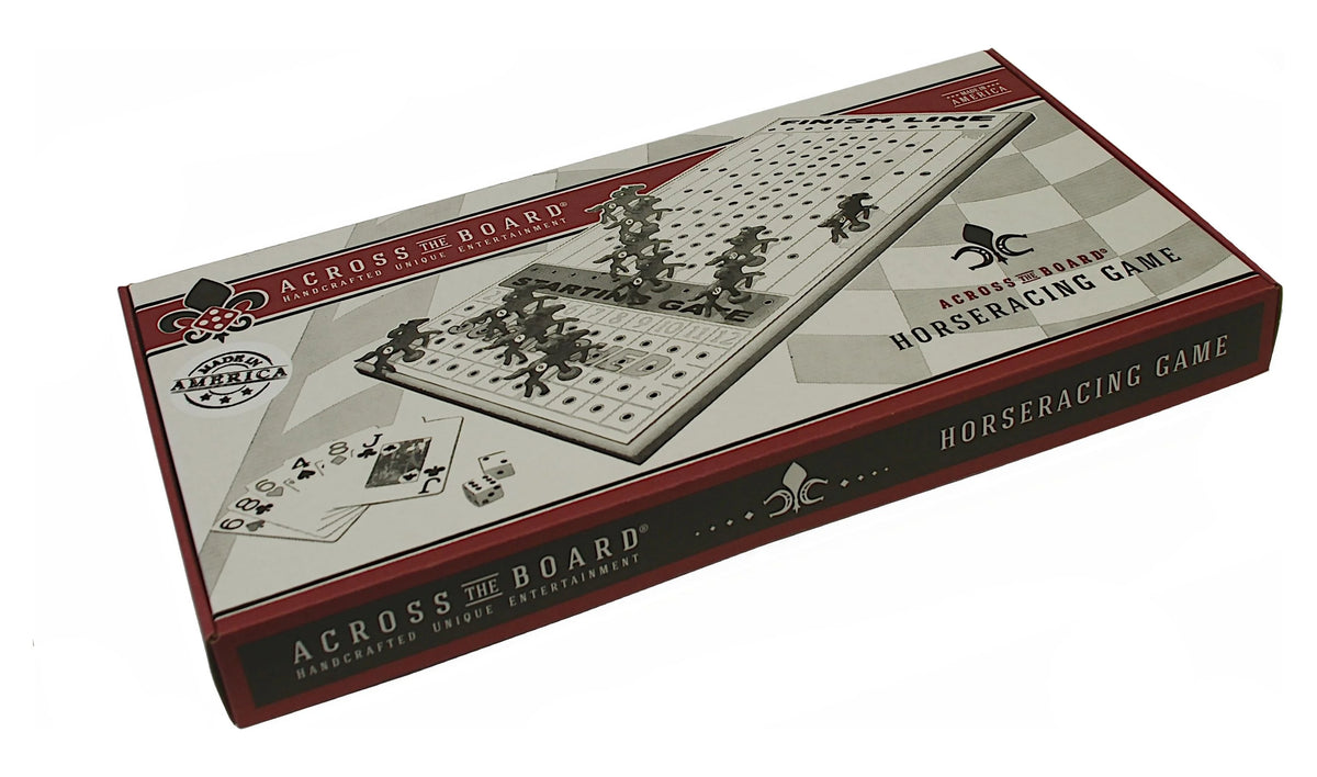 Walnut Horseracing Board Game Z878927